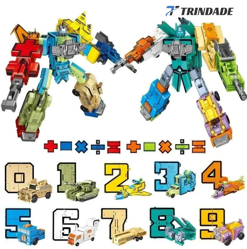 Transformers Marvin - Números Em Ação!